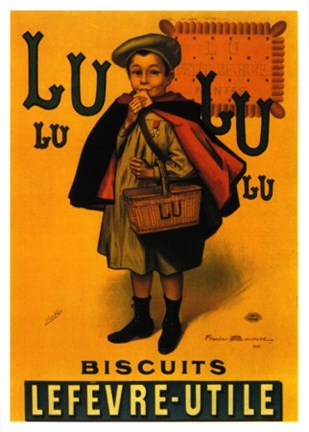 Framed Lulu Biscuits Print