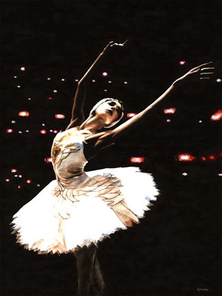 Framed Prima Ballerina Print