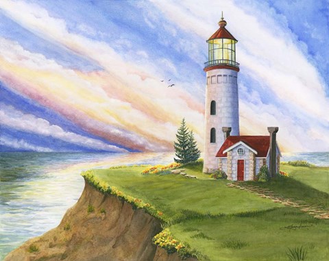 Framed Lighthouse Dreams Print