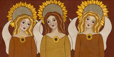 Framed Three Angels Print