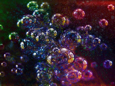 Framed Hot Bubbles Print