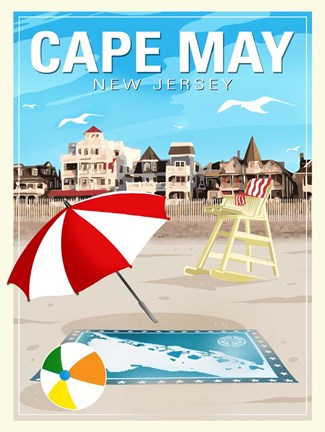 Framed Cape May Print