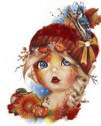 Framed Autumn Anna - MunchkinZ Print