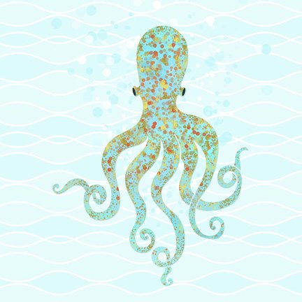 Framed Olivia Octopus Print