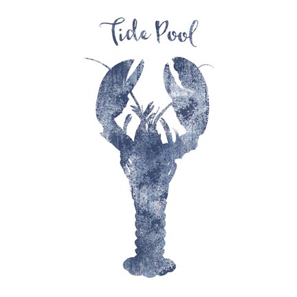 Framed Lobster Tide Pool Print