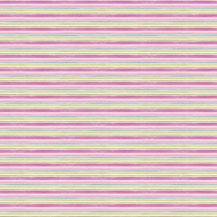Framed Pink Stripes Print