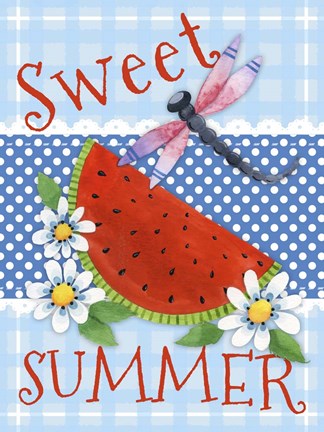 Framed Sweet Summer Print