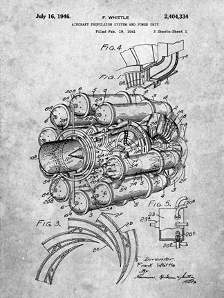 Framed Aircraft Propulsion System and Power Unit Patent Print