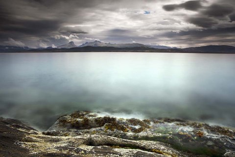Framed Norway - Lake View Print