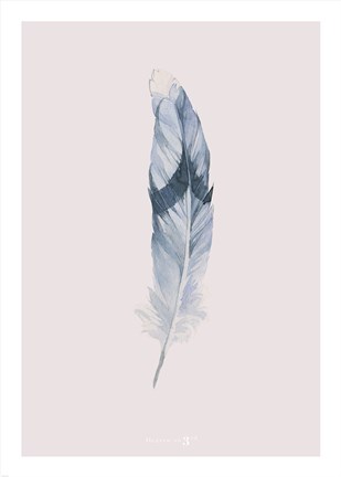 Framed Pink Feather Print