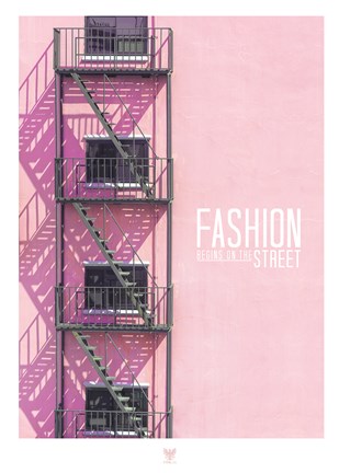 Framed Fashion Streets Print