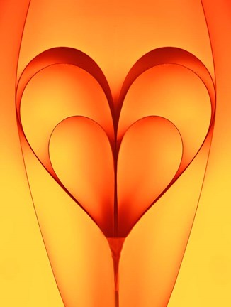 Framed Bounded Hearts Print