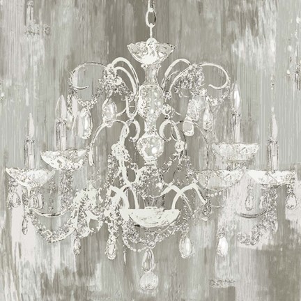 Framed Crystal Chandelier Print