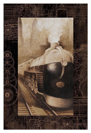 Framed Locomotive Print