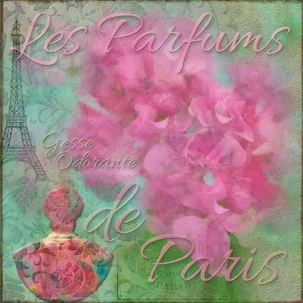 Framed Parfum De Paris Print