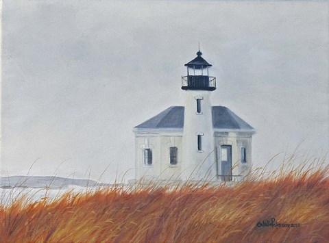 Framed Co Quille River Lighthouse Print