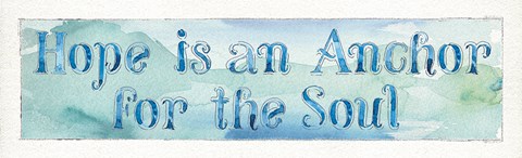 Framed Sea Life Sentiment II Print