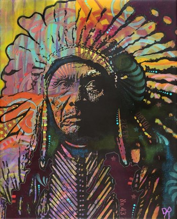 Framed Native American IV Print