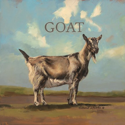 Framed Gracey the Goat Print