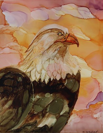 Framed Majestic Eagle Print