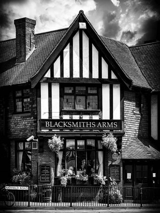 Framed Blacksmiths Arms - UK Print