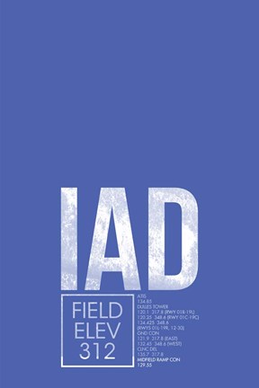 Framed IAD ATC Print