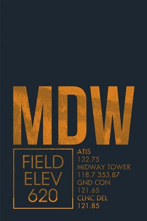Framed MDW ATC Print