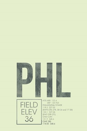 Framed PHL ATC Print