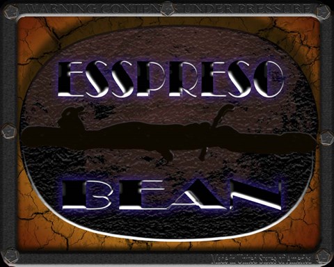 Framed Espresso Bean Print