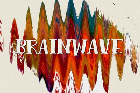 Framed Brainwave Print
