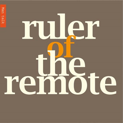 Framed Ruler of the Remote Print