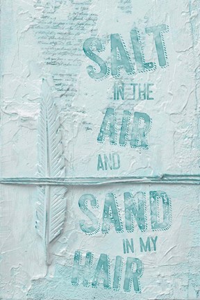 Framed Salt in the Air Print