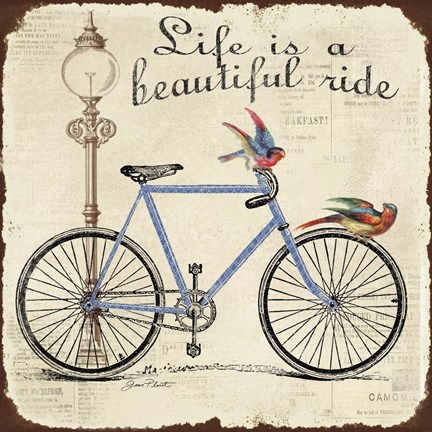 Framed Life is a Beautiful Ride Print