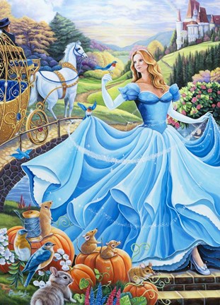Framed Cinderella Print