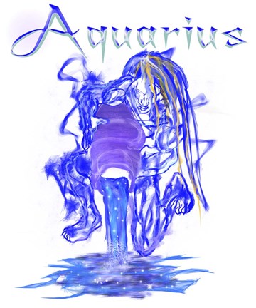 Framed Galaxy Aquarius Print