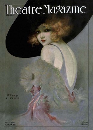 Framed Theatre Magazine October 1920 Print