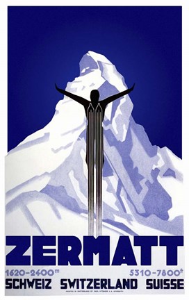 Framed Zermatt Switzerland Print