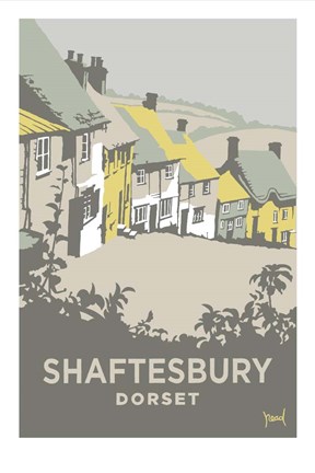 Framed Shaftesbury Dorset Print