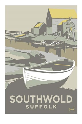 Framed Southwold Harbour 2 Print