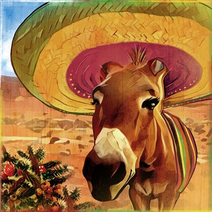 Framed Fiesta Mule Print