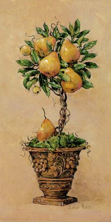 Framed Potted Pears Print