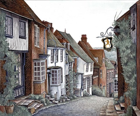 Framed Rye, England Print