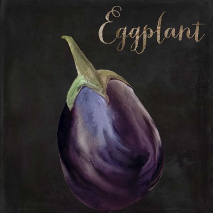 Framed Medley Eggplant Print