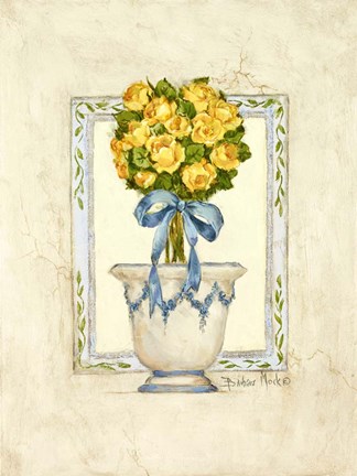 Framed Yellow Rose I Print