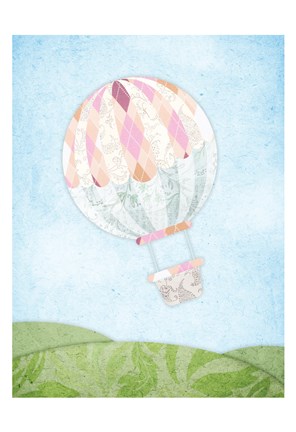 Framed Hot Air Balloon Print