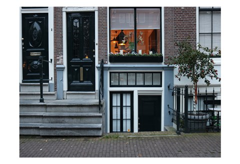 Framed House Amsterdam Print