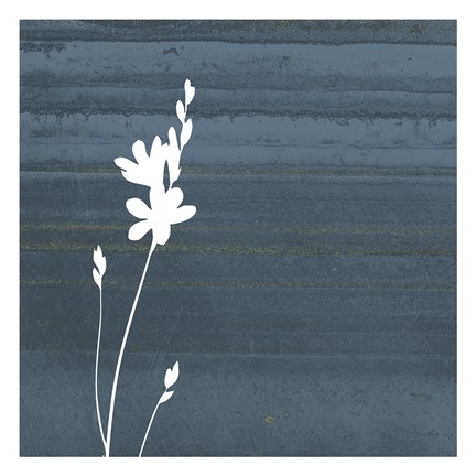 Framed Granite Flower Print