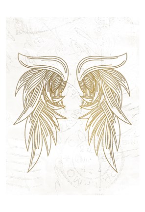 Framed Wings 1 Print