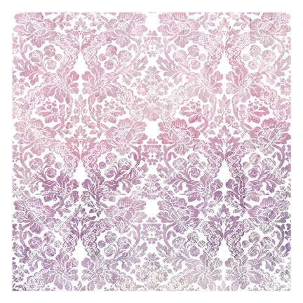 Framed Soft Pink  Pattern 2 Print