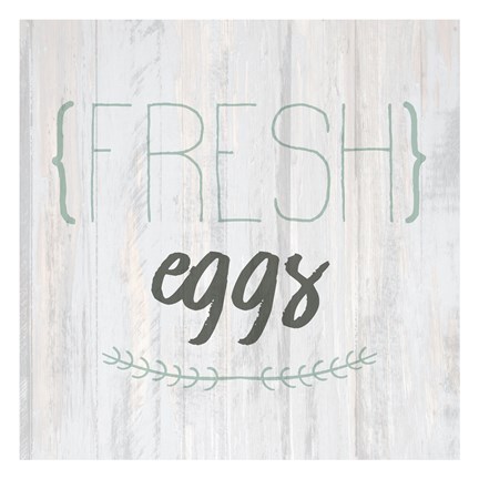 Framed Fresh Eggs Print